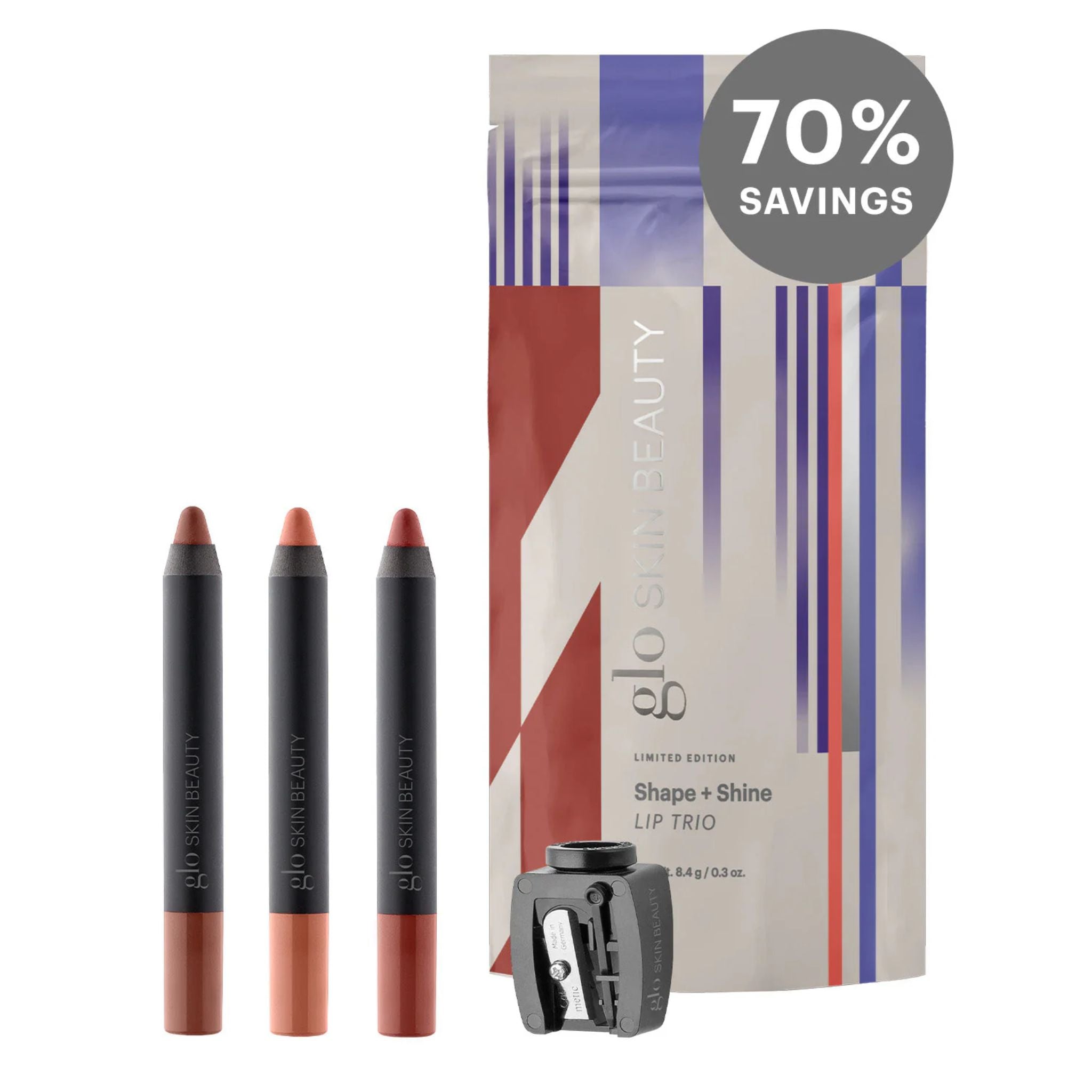 Glo Skin Beauty - Shape + Shine Holiday Lip Trio