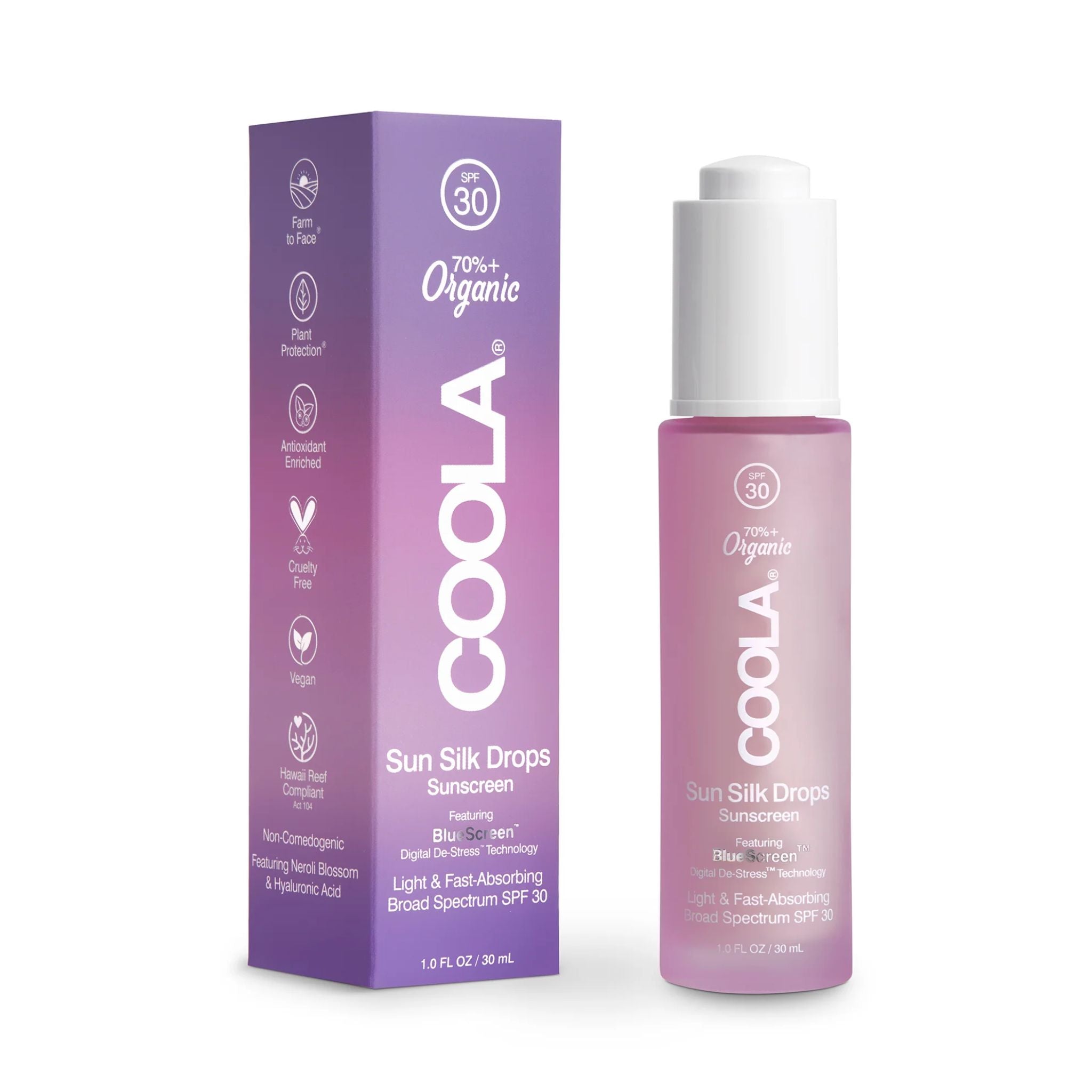 Coola - Sun Silk Drops SPF 30 Organic Sunscreen Serum