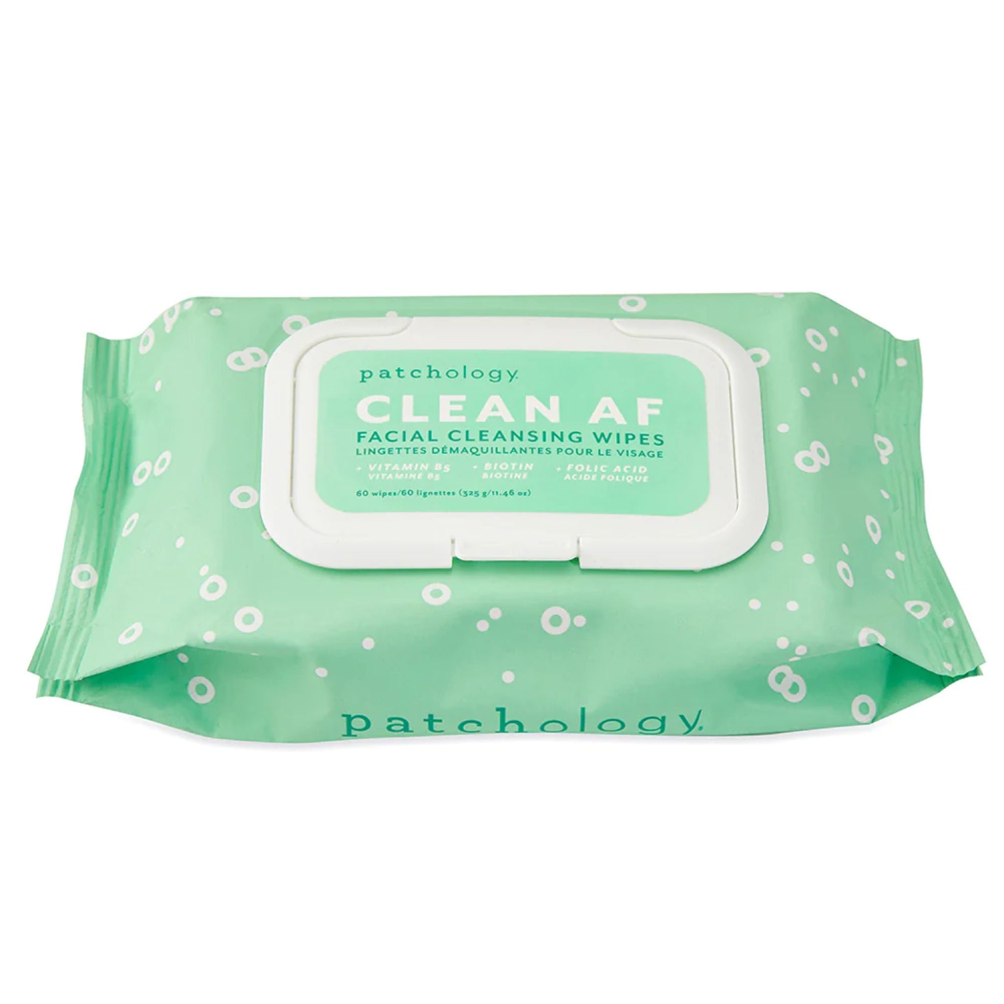 Patchology - Clean AF Facial Cleansing Wipes 60