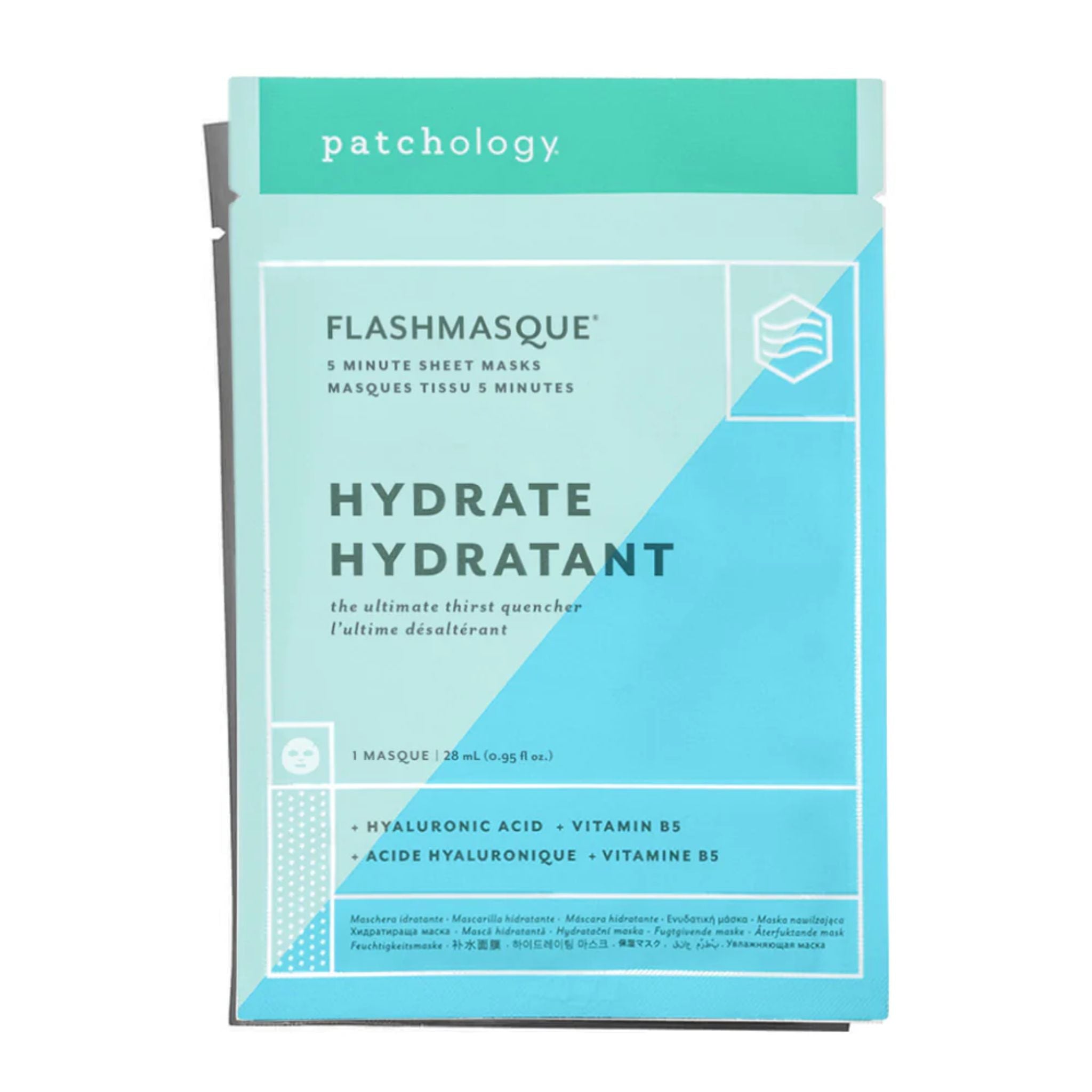 Patchology - Hydrate 5-Minute Sheet Mask 2 Pack