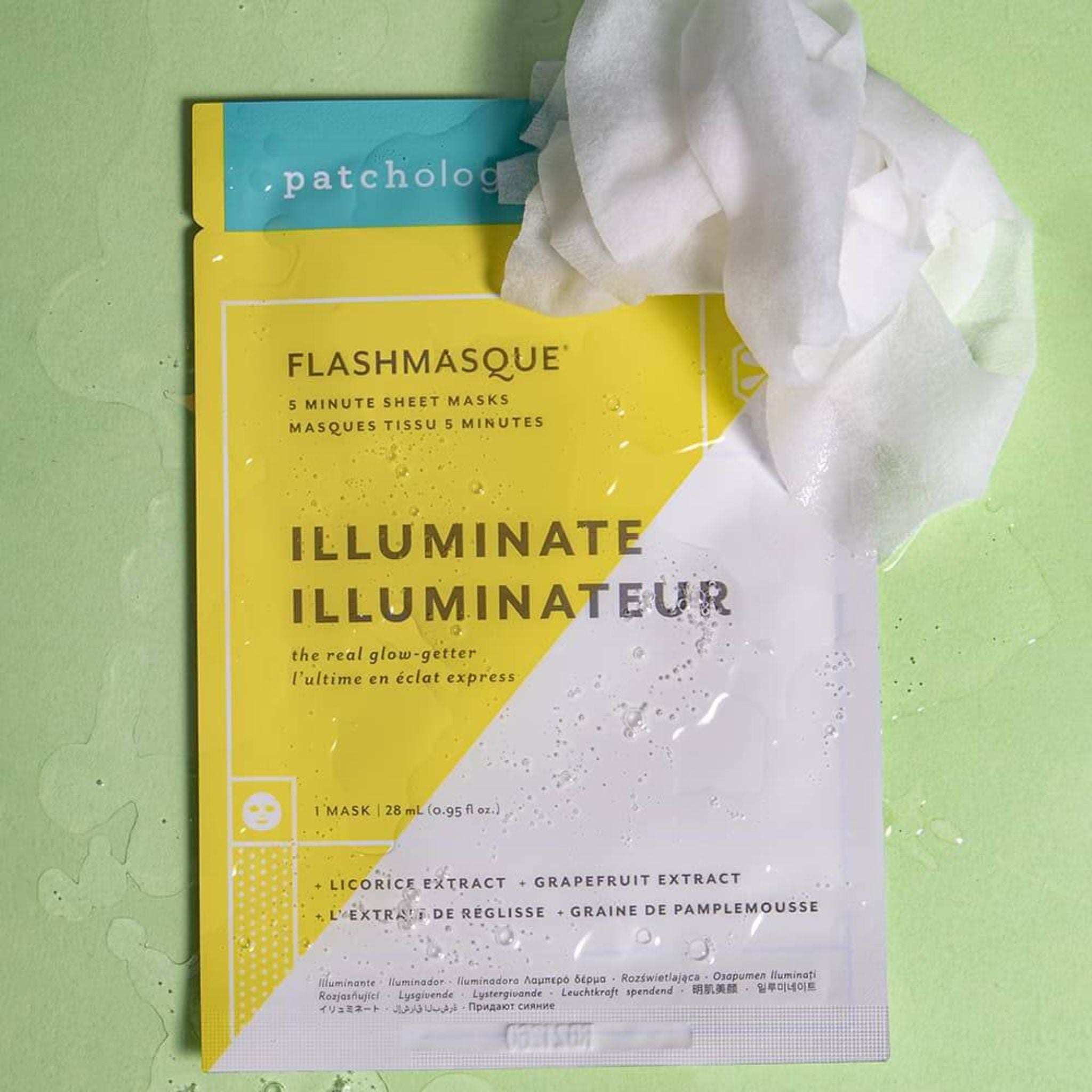Patchology - FlashMasque® Illuminate 5 Minute Sheet Mask (single)