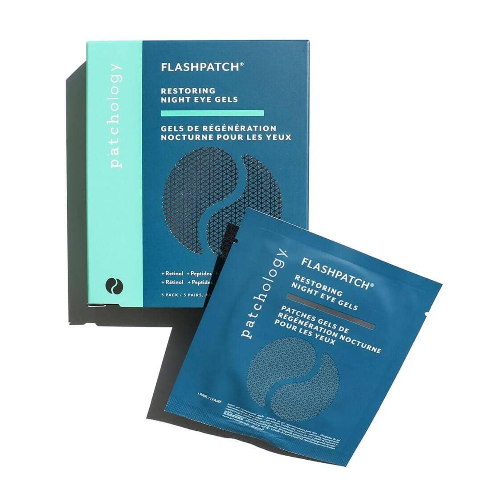 Patchology - FlashPatch® Restoring Night Eye Gels: 5 Pack