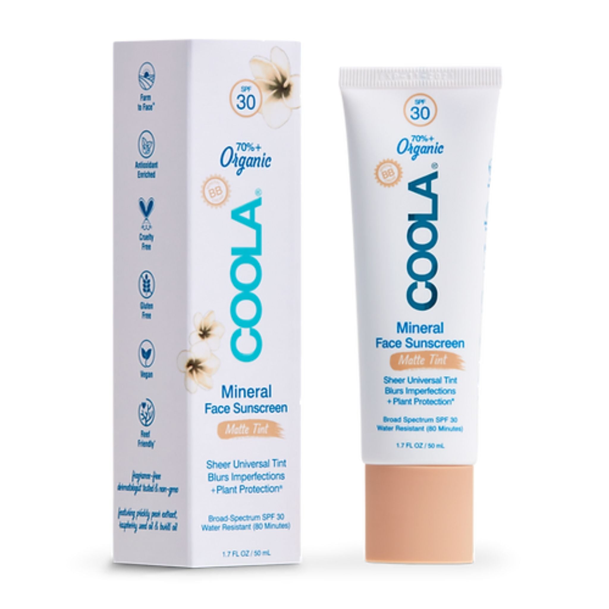 Coola – SPF 30 Unscented Matte Tint