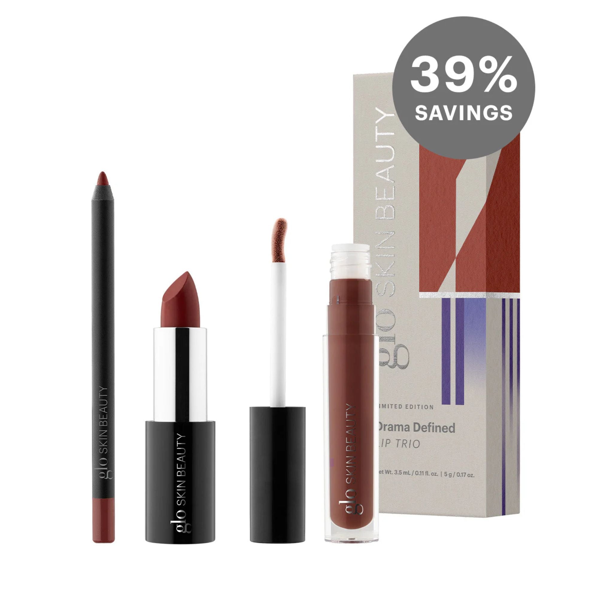 Glo Skin Beauty - Drama Defined Holiday Lip Trio