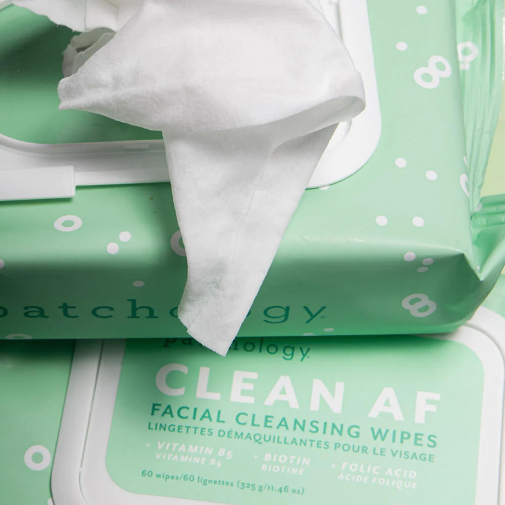 Patchology - Clean AF Facial Cleansing Wipes 60