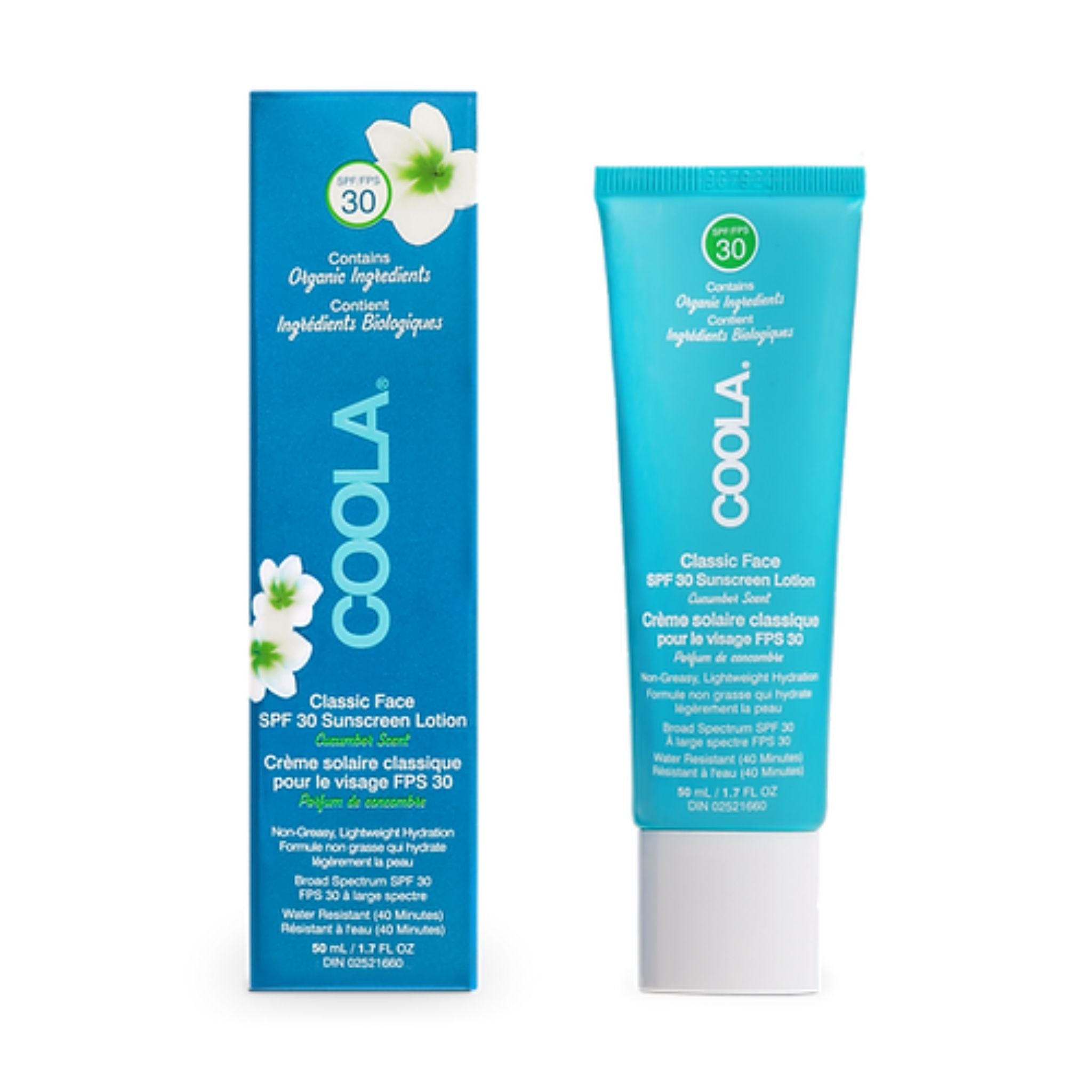 Coola - Classic Face SPF 30 Cucumber Sunscreen Lotion