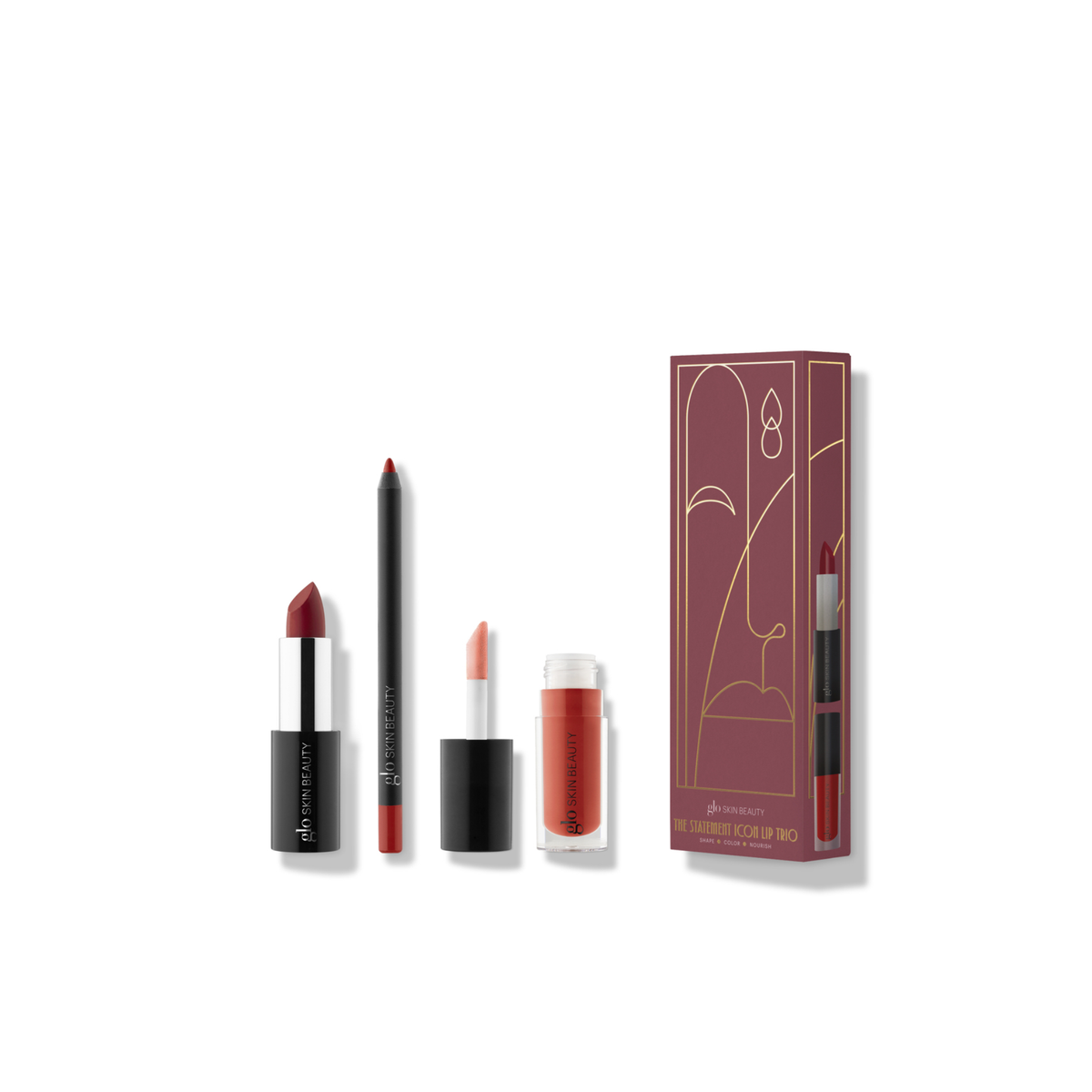 Glo Skin Beauty Holiday 2026 -  The Statement Icon Lip Trio