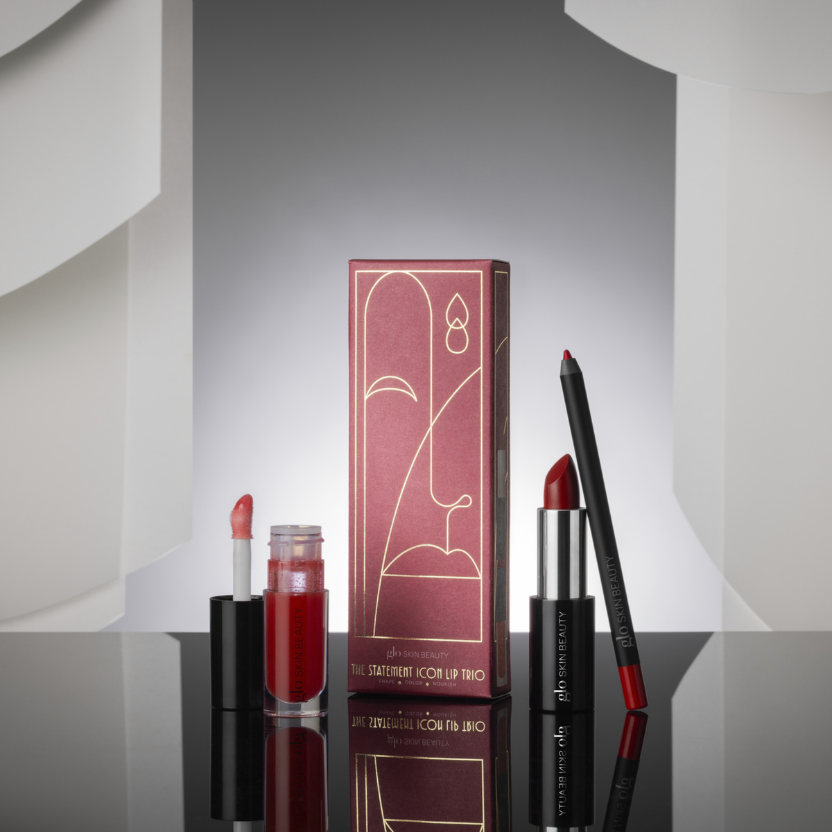Glo Skin Beauty Holiday 2026 -  The Statement Icon Lip Trio