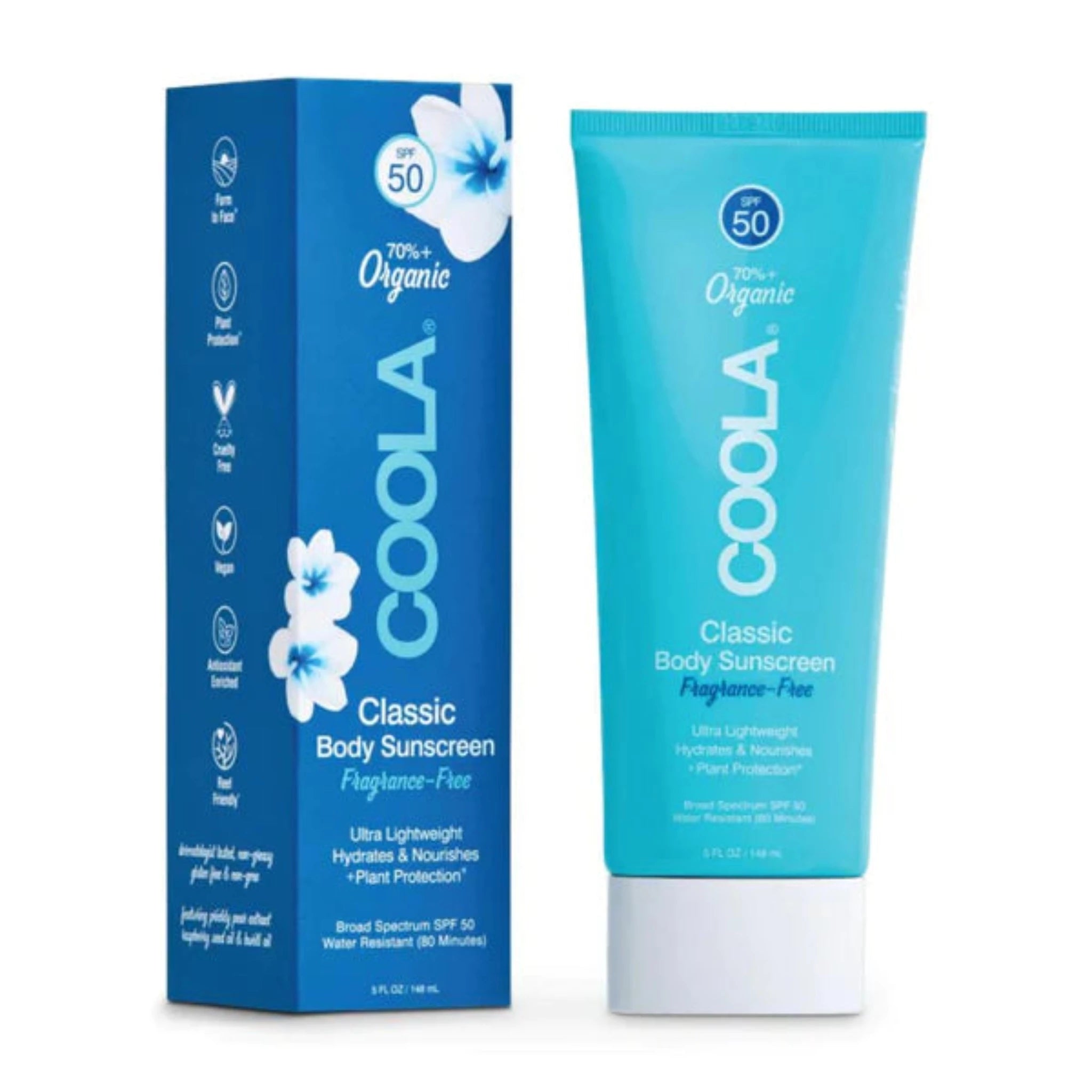 Coola - Classic Body SPF 50 Fragrance Free Lotion