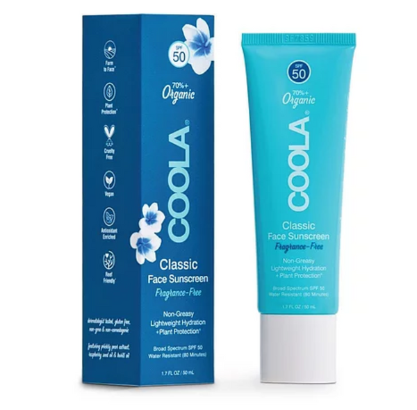 Coola - Classic Face SPF 50 Sunscreen Lotion - Fragrance Free