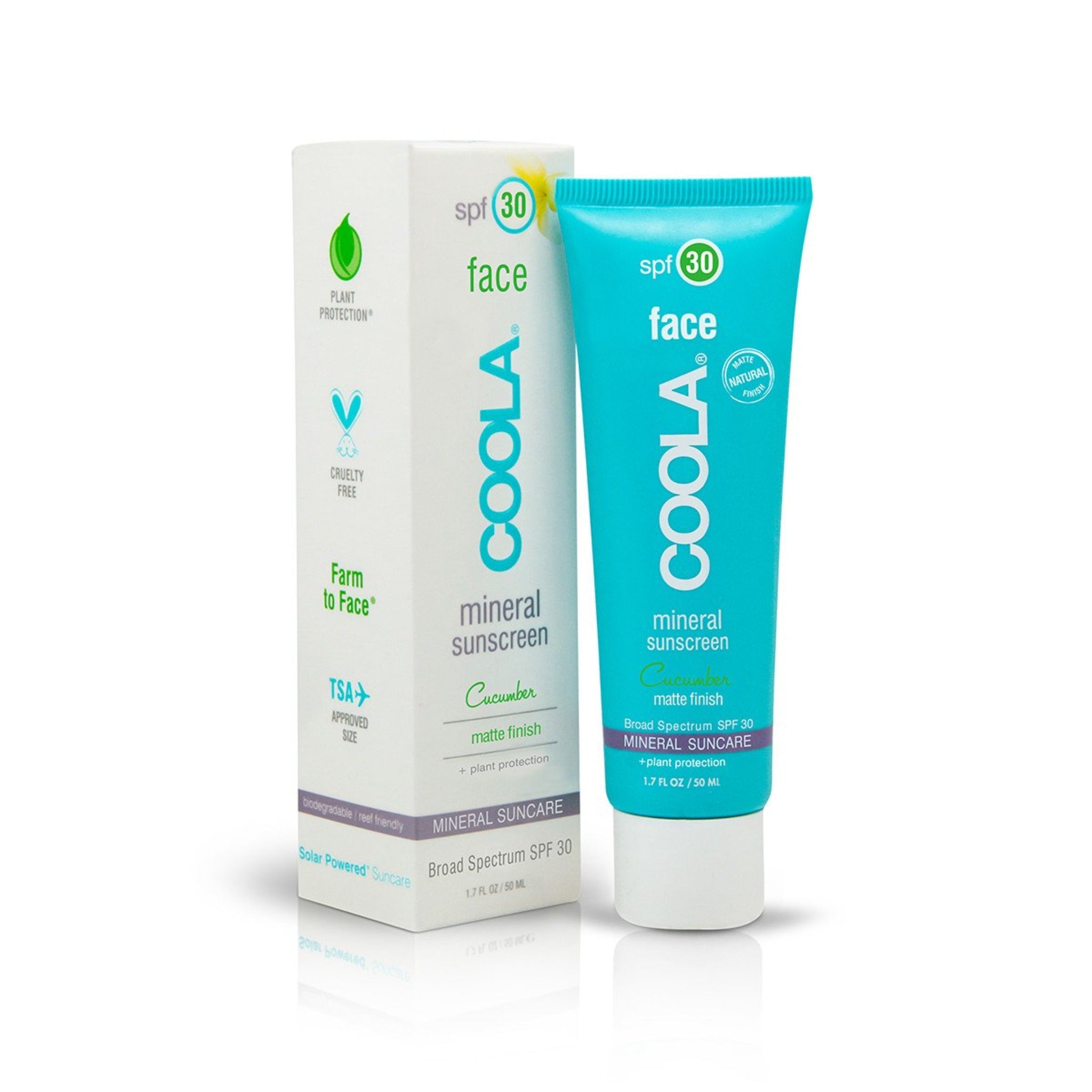 Coola – Mineral Face SPF 30 Cucumber Matte Finish Moisturizer