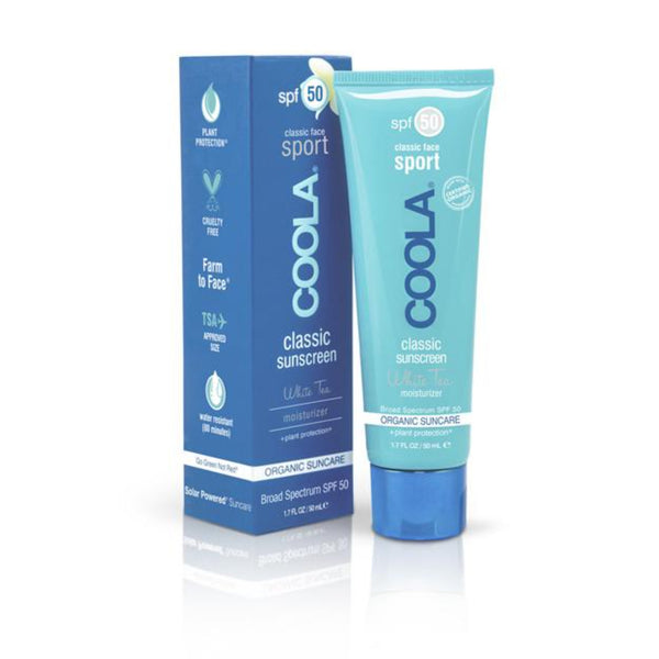 Coola - Sport Face SPF 50 White Tea Organic Sunscreen Lotion